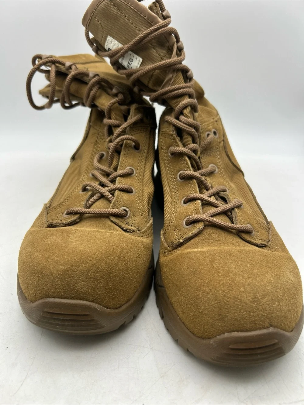 Military Uniform Supply OCP Assault Boots - Coyote Size 9 Reg (Read Desc)
